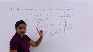 ZTransform of Basic Signal Problem Example 1 [upl. by Lindsy411]