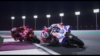 ENEA BASTIANINI VS BAGNAIA VS MARTIN MOTOGP DOHA QATAR 2024 SEASONS MOD TV REPLAY [upl. by Ripp859]