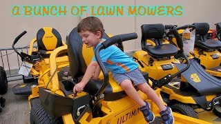 Bunch of Lawn mowers video for kids who love lawnmowers  Famous Lawn mower song  4k VIDEO FOR KIDS [upl. by Quennie]