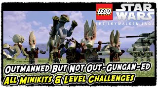 Lego Skywalker Saga Outmanned But Not OutGunganed All Minikits and Level Challenges [upl. by Fredenburg]