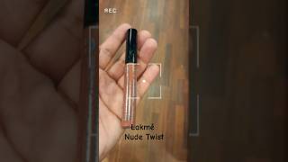 Lakmé Nude Twist Lipstick Swatch shorts viral [upl. by Haman]