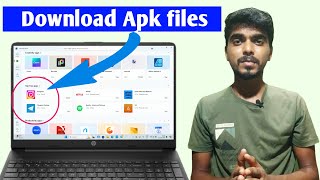 download Apk files in laptopcomputer  laptop me app kaise download kare [upl. by Thistle]