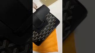 Goyard Saigon Souple Bag Black [upl. by Nauhs303]