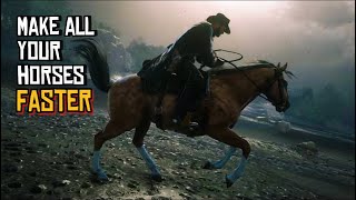 RDR2  Maximize Your Horse Speed Here’s How  3 Extra Speed Bars [upl. by Notgnirra]