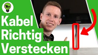 Kabel Verstecken amp Kabelkanal Verlegen ✅ TOP ANLEITUNG TV Kabelführung an Wand  Kabelsalat ADE [upl. by Elleb284]