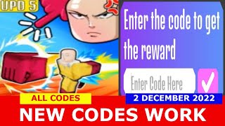 NEW CODES WORK 🥊Punch Anime Clicker Fight ROBLOX  December 2 2022 [upl. by Yllime]