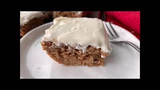 HEALTHY Applesauce Cake Oil Free Recipe [upl. by Maurizio405]