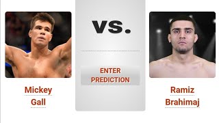 Mickey Gall VS Ramiz Brahimaj  UFC 309 Preview amp Picks  Pinoy Silent Picks [upl. by Steel]