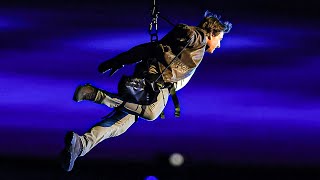 Tom Cruise Delivers Spectacular Stunt at Paris Olympics Closing Ceremony [upl. by Safko144]