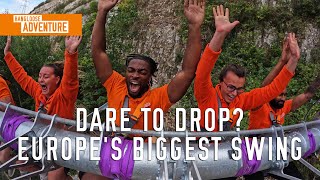 Dare to Drop  Europes Biggest Swing  Hangloose Adventure Bluewater [upl. by Drallim]