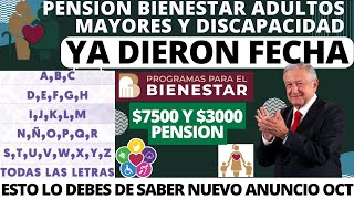 🚨FECHAS CONFIRMADAS DE ENTREGA TARJETAS Y PAGOS BIENESTAR 2024🤑2025 0 Y MAS AÑOS AMLO PENSIONES🤔 [upl. by Wehttam]