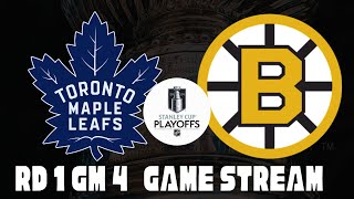 Boston Bruins VS Toronto Maple Leafs Game Watch Stream RD1GM4 [upl. by Stiles554]