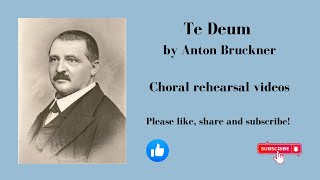 Bruckner Te Deum 3 Aeterna 1 staff bass 1 [upl. by Ailad]