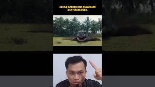 KETIKA IKAN HIU NAIK KEDARATAN MENYERANG BOCIL‼️shorts alurcerita storytelling [upl. by Wolfie]