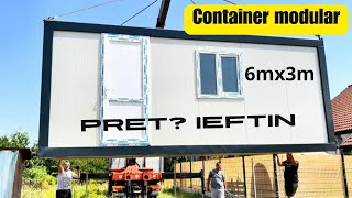 Container modular de 6x3 m la un preț corect Cat crezi ca a costat [upl. by Thamos]