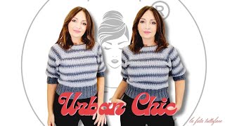 quotReinventa il crochet La maglia Urban Chic a righe – un top down rivoluzionarioquot [upl. by Ordisi]