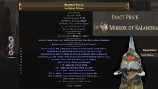 POE Short Guide to Crafting a 300 Div1 Mirror ShaperElder Dagger Using Recombinators [upl. by Htrowslle]