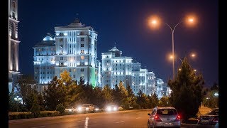 Ashgabat  Walk around the City [upl. by Dowd401]