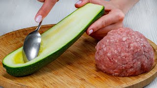 Nur so koche ich zucchini mit hackfleisch  ein super leckeres rezept [upl. by Emoreg785]