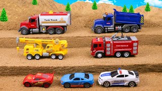 Mega RC Trucks RC Heavy Haulage Transport RC Volvo Lesu BL71 RC Wheel Loader Dozer  Mega Trucks [upl. by Tore]