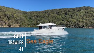 Beneteau Swift Trawler 41 Sedan ‘Sea Eagle’ cruising in Sydney [upl. by Zulch]