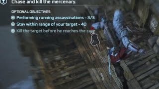 Dead Chests Treasure  Full Sync  running assassinationsKill the target before the cave  AC3 [upl. by Neih]