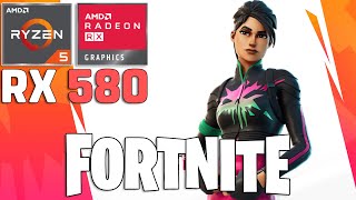 Fortnite Chapter 5  R5 5600G  RX 580 8GB  1080p Performance mode amp DX12 [upl. by Asenav]