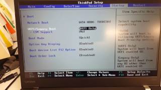 Lenovo BIOS setup [upl. by Llenrag507]