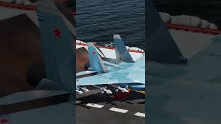 Su33 FlankerD Carrier Launch dcs [upl. by Ebner625]