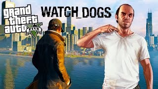 Watch Dogs Launch Trailer in GTA V [upl. by Ellerahc]