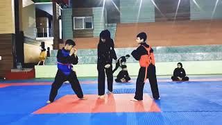 pencak silat fight  little Champs budgam indoor stadium [upl. by Leksehc104]