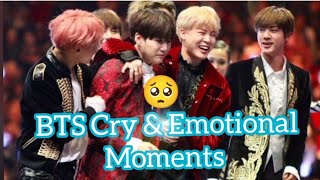 BTS Cry amp Emotional Moments 🥺 [upl. by Lanos971]