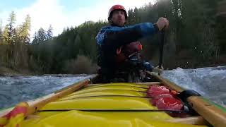 Chilliwack Canyon Whitewatwer Canoeing [upl. by Etoile]