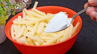 Le Secret des Pommes de terre Croustillantes et Sèches‼️👌 Recette des FRITES Parfaites  Make fries [upl. by Radford]