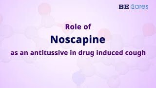 Role of Noscapine as an antitussive in drug induced cough [upl. by Deckert905]