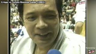 Danny Floro Tribute  Sonny Jaworski Chito Loyzaga Dante Silverio Interview  Crispa  Toyota 2003 [upl. by Dnaltruoc]