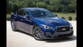 INFINITI Q50 RED SPORT 400 2018 060 and 0100 MPH [upl. by Ellehsem]