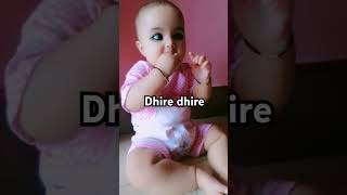 Dhire dhire Jannat khan  bollywood song music hindisong love viralreels cutebaby [upl. by Sandeep]