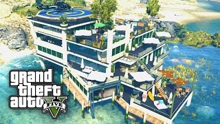 GTA 5 HÄUSER VON MILLIARDÄREN   MEGA MANSION MOD [upl. by Adiv]