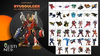 Ryusoulger All Kishiryu and Mecha [upl. by Amberly]