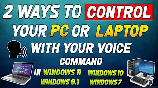 Control Your Pc Or Laptop With Voice Commands 2023  How to Use pc or laptop with Voice Commands [upl. by Hyacinth]