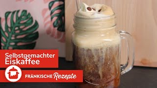 EISKAFFEE SELBER MACHEN ☕🍦 Selbstgemachter Eiskaffee für Zuhause  mit Vanilleeis [upl. by Dodwell469]