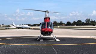 Miami Helicopter  RED BELL 206 Long Ranger  7 Passenger Helicopter [upl. by Ycak]