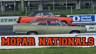 DRAGRACING AT MOPAR NATIONALS amp CARSHOW MOPARS FOR SALE mopar [upl. by Stambaugh]