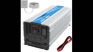 GIANDEL 4000W Heavy Duty Pure Sine Wave Power Inverter Review [upl. by Boy629]