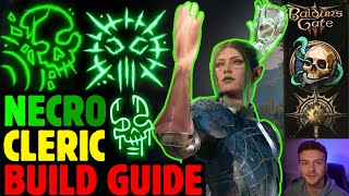 NECROMANCER WIZARD  CLERIC Build Guide Baldurs Gate 3 [upl. by Eveiveneg78]