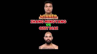 Zhang Mingyang vs Ozzy Diaz fightfrog fightpick [upl. by Annecorinne906]