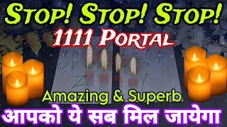 ✨1111 PORTAL😱MAJOR CHANGES🌟Tarot Hindi Readings✨Pick Your Initials✨ Timeless✨ [upl. by Lorn]