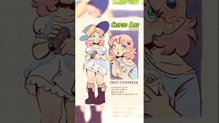 Enid Cryptid Lake animedrawing art characterdesign originalcharacter webcomic [upl. by Primrose]