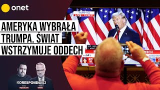 AMERYKA WYBRAŁA TRUMPA ŚWIAT WSTRZYMUJE ODDECH [upl. by Kilbride]